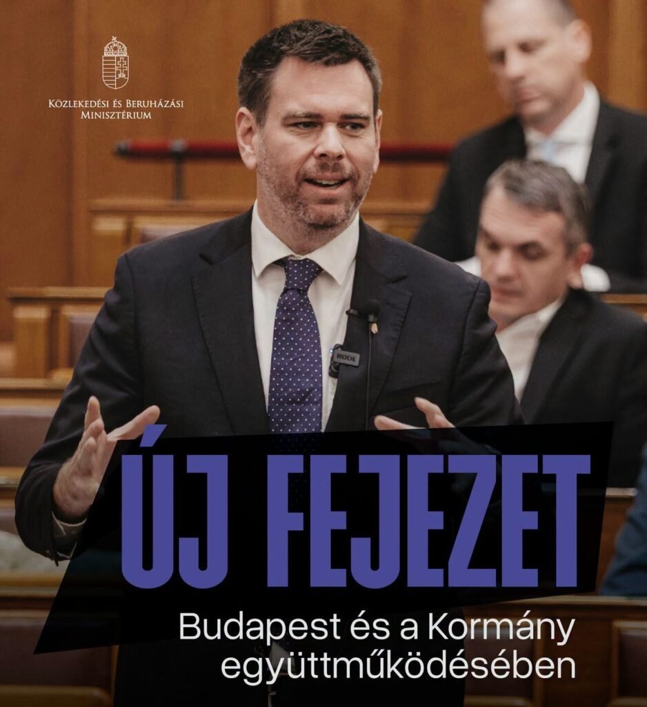 Dávid Vitézy interviene en el Parlamento húngaro durante un debate sobre el futuro y el desarrollo de Budapest.