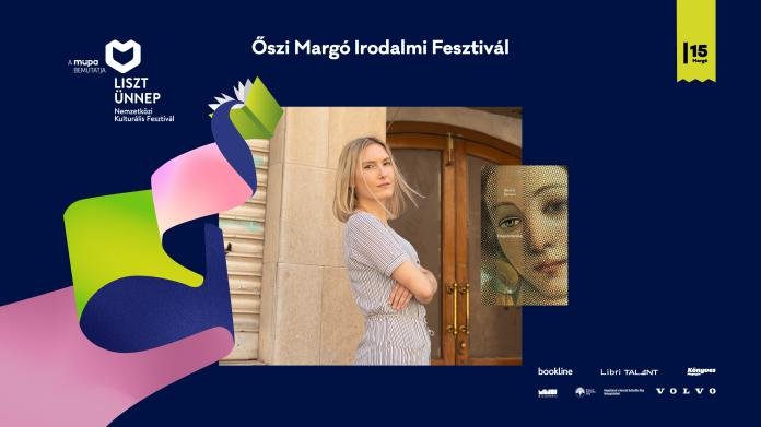 Beatriz Serrano junto a la portada húngara de El descontento en la gráfica oficial de Margó 2026