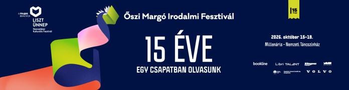 Cartel oficial del festival Margó 2026 con las fechas del 15 al 18 de octubre en Millenáris