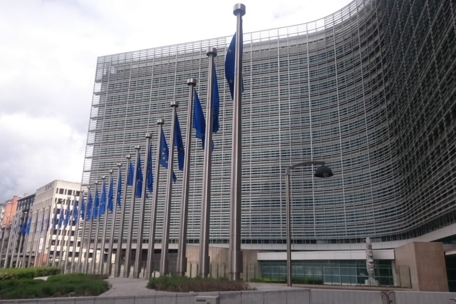 Fachada del edificio Berlaymont, sede de la Comisión Europea en Bruselas