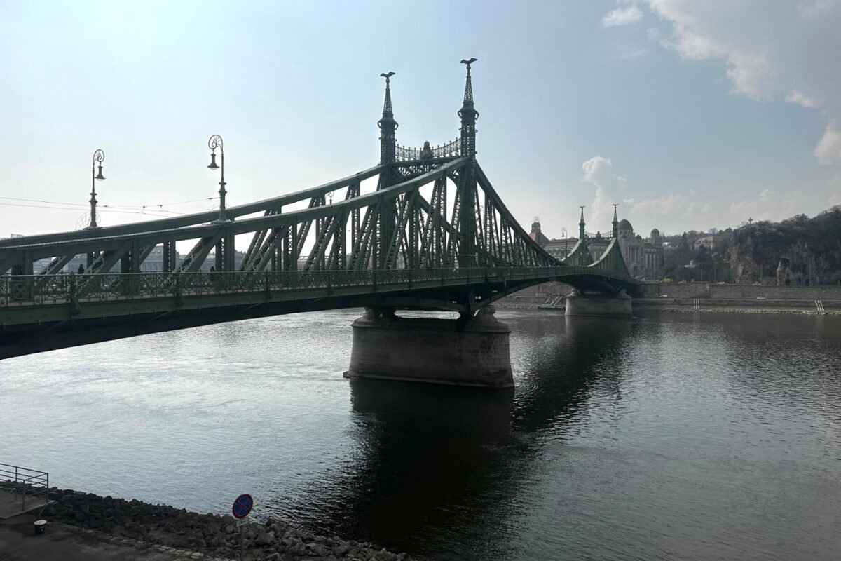 El Puente de la Libertad de Budapest, vista desde Pest.
