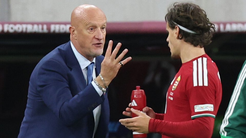 Marco Rossi tras el partido Hungría-Georgia de la Nations League