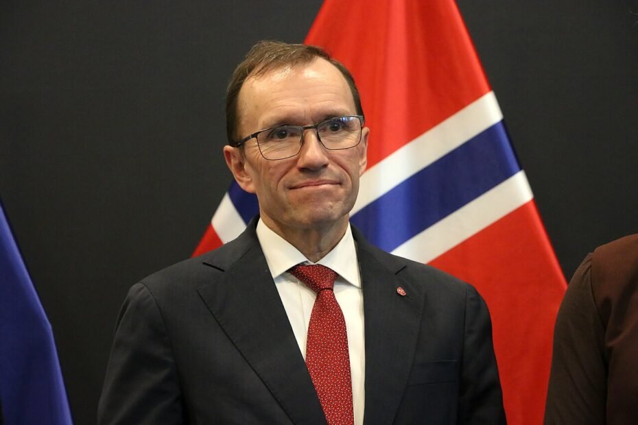 El ministro noruego de Asuntos Exteriores, Espen Barth Eide, durante un acto oficial en noviembre de 2025